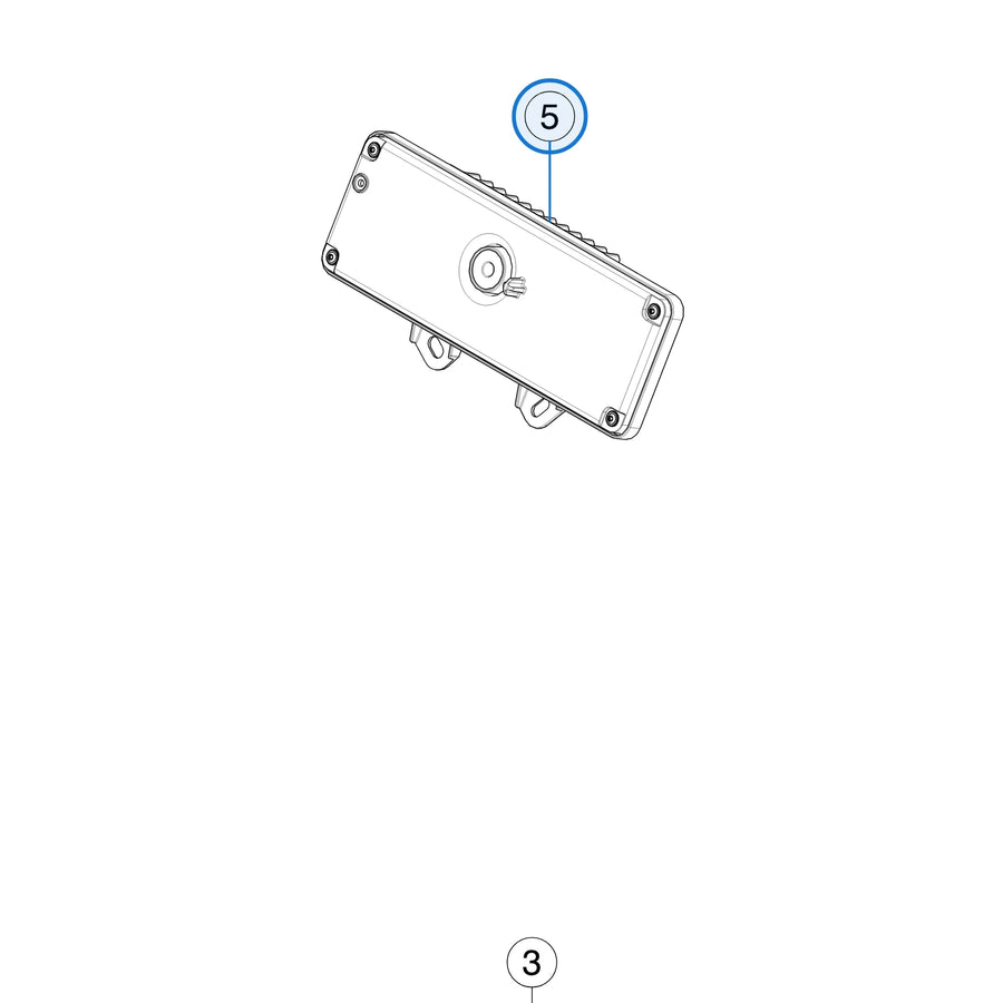 Trailer Hitch Controller for Tesla Model Y, Model S & Model X 1764896-00-D - parts diagram