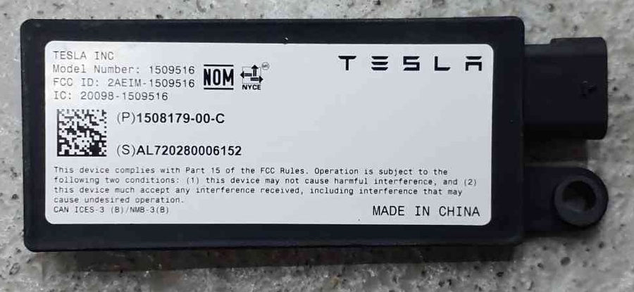 Rear Bluetooth Low Energy (BLE) Assembly for Tesla Model Y 1508179-00-C