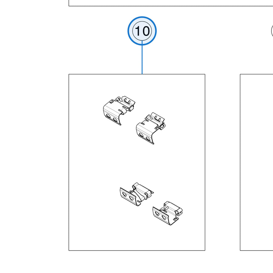 Spring Kit-Base for Tesla Model 3 Highland 8008294-00-A - parts diagram