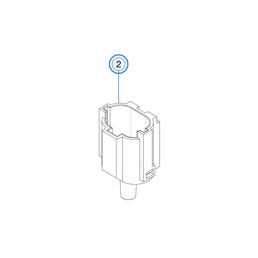 Tesla parts diagram: Temperature and Humidity Sensors (callout 2)