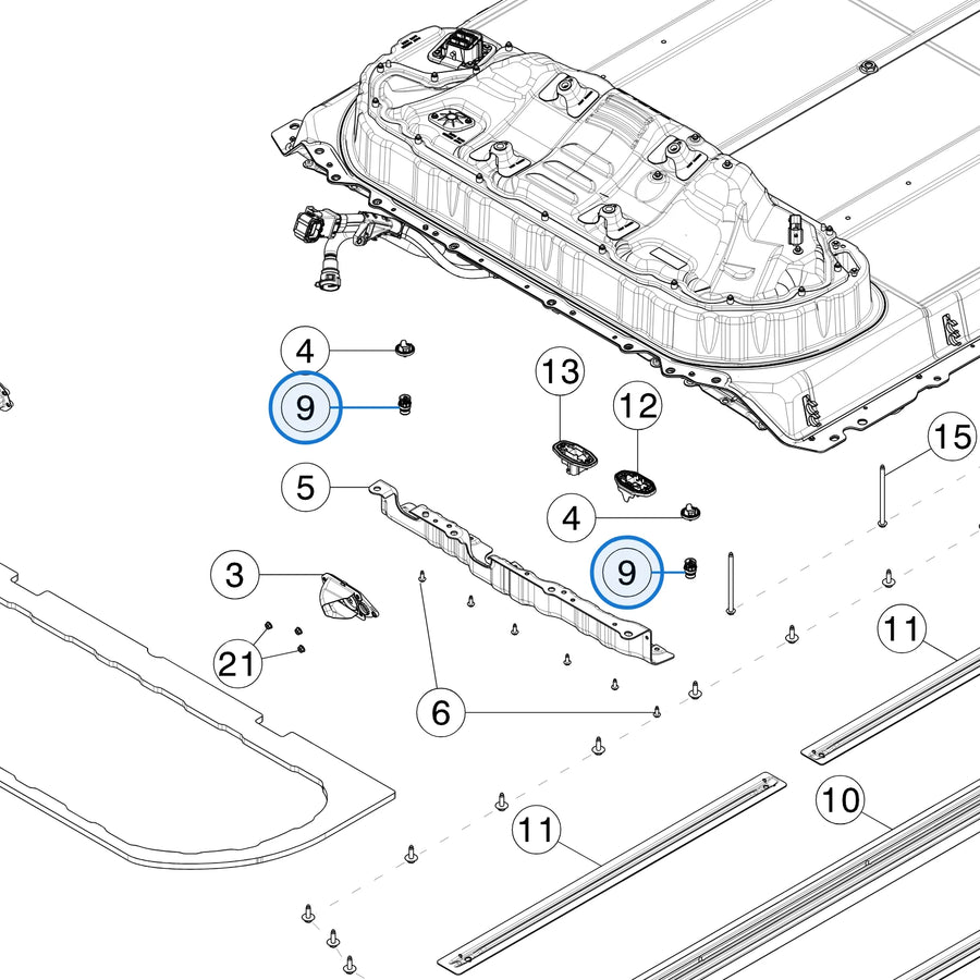 Tesla parts diagram