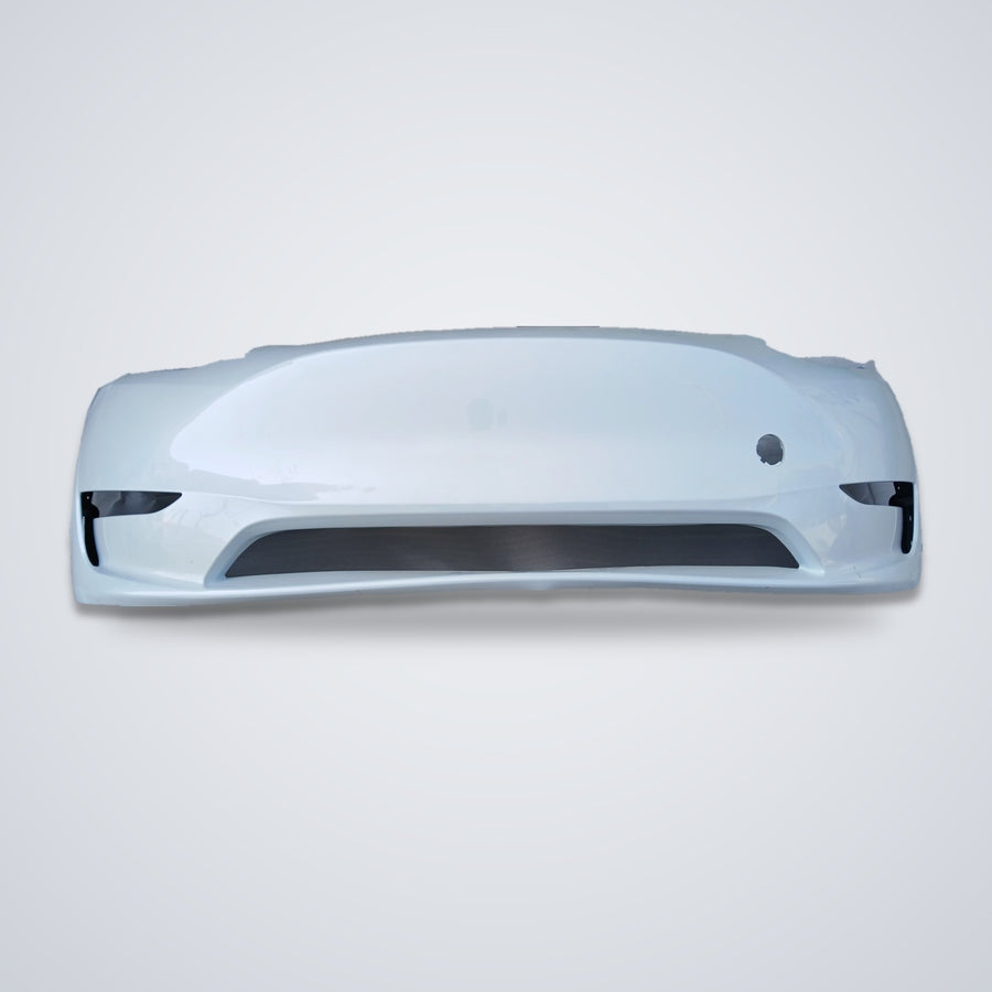 Front Bumper for Tesla Model Y 1493736-S0-A, 1493736-SC-C - PRC / Without sensor holes / Painted White