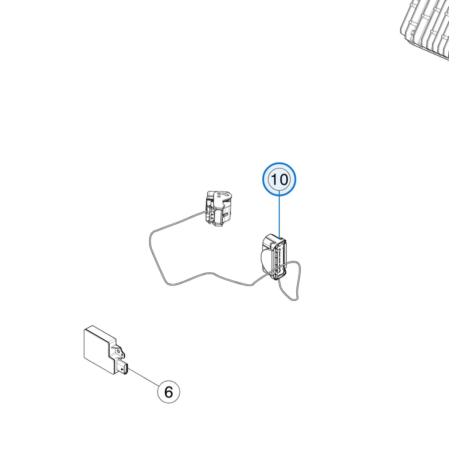 Frunk Switch Ground, Overlay Harness Assembly for Tesla Model S and Model X 1731861-00-B - parts diagram