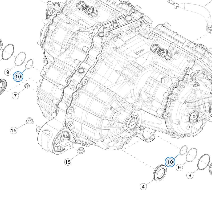 Heat Exchanger for Tesla Cybertruck 1921200-00-A - parts diagram