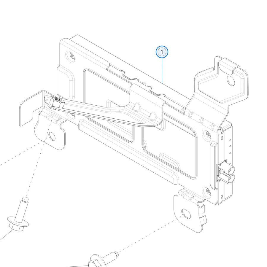 Radio Tuner, Fm/hd/xm for Tesla Model S 2021-2025 1622932-00-B - parts diagram