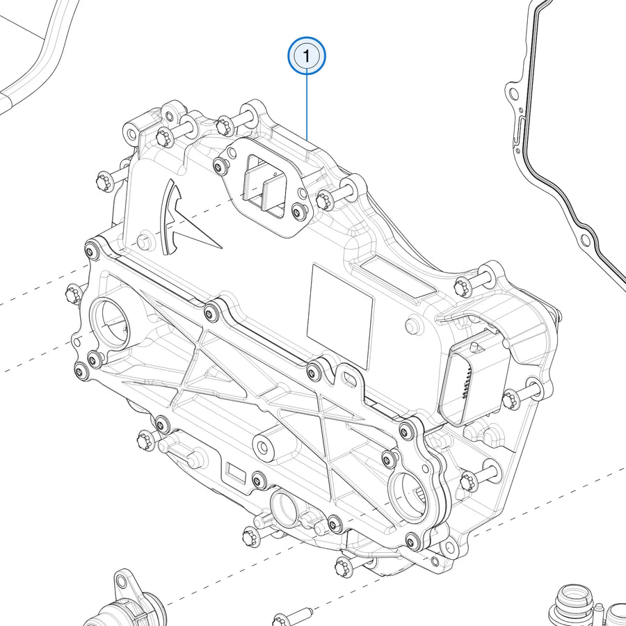 Assembly, Drive INV, Plaid, 810A, SIC, RR for Tesla Model S and Model X 1079944-05-L - parts diagram