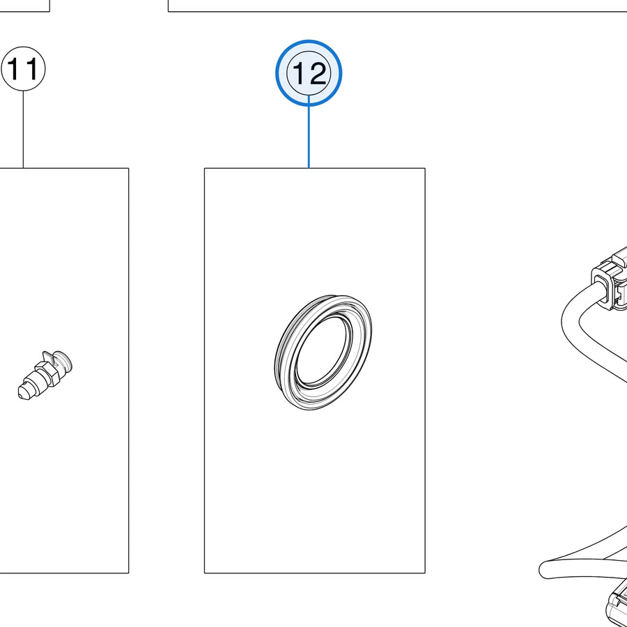 Rear Boot Kit - Sport for Tesla Model 3 and Model Y 2020-2025 8008270-00-A - parts diagram