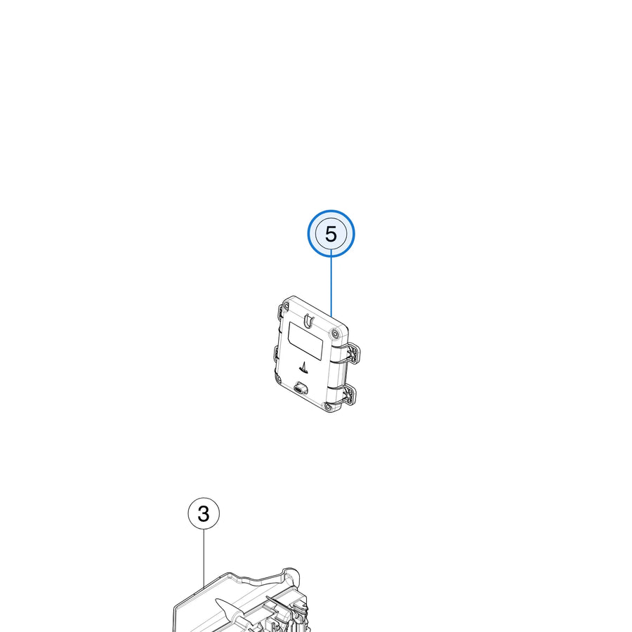 Assembly - USB Hub for Tesla Model 3 and Model Y 1656787-30-A - parts diagram (Model 3 Sep 2023)